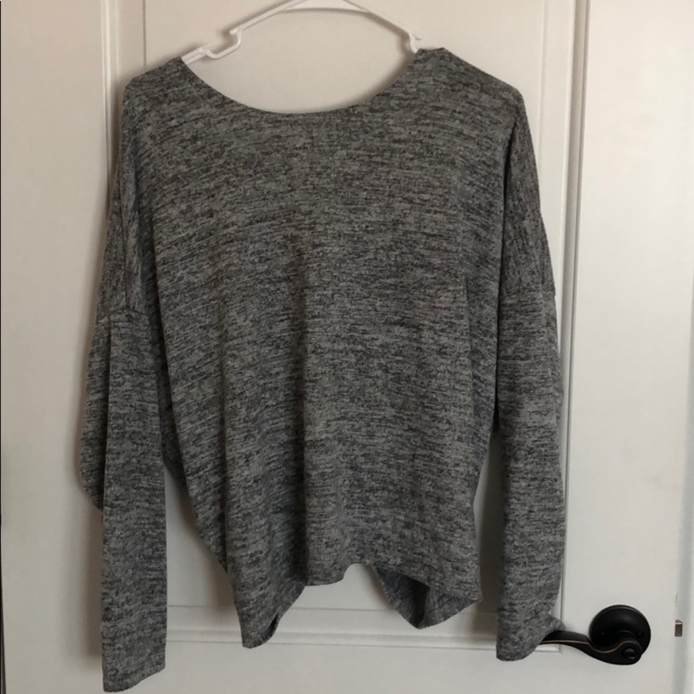 Gray sweater